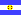 Nationalflagge von Argentina