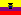 Nationalflagge von Ecuador