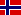 Nationalflagge von Norway