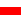 Nationalflagge von Poland