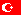 Nationalflagge von Turkey
